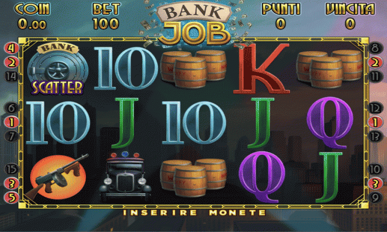 gioco base(Bank Job)