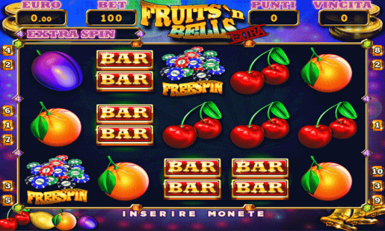 gioco base(Fruits'n Bells Extra)
