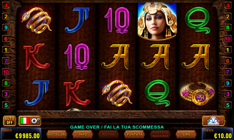 VLT Queen Cleopatra screen 003_base game_0